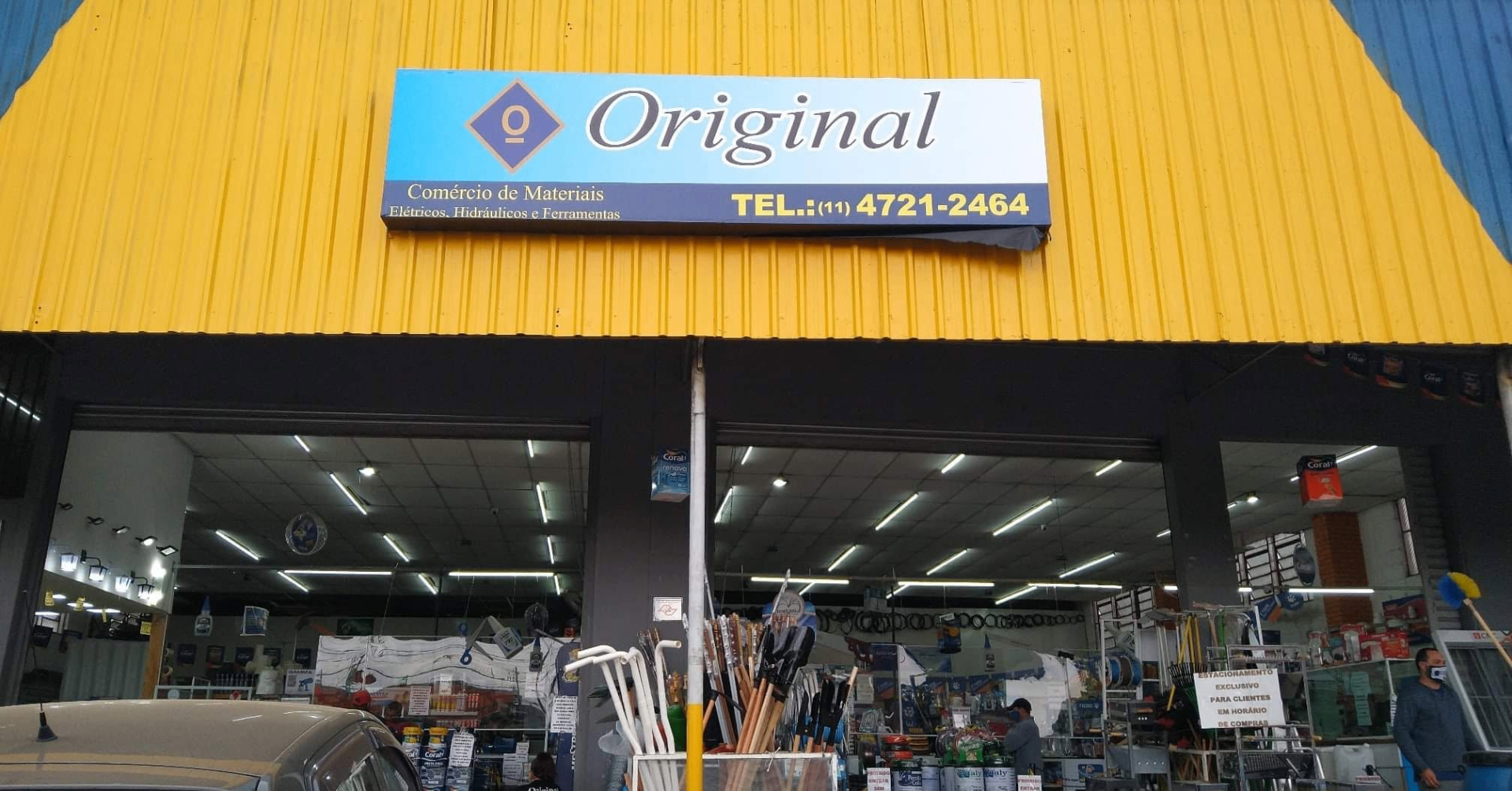 Fachada da loja Original Materiais Elétricos